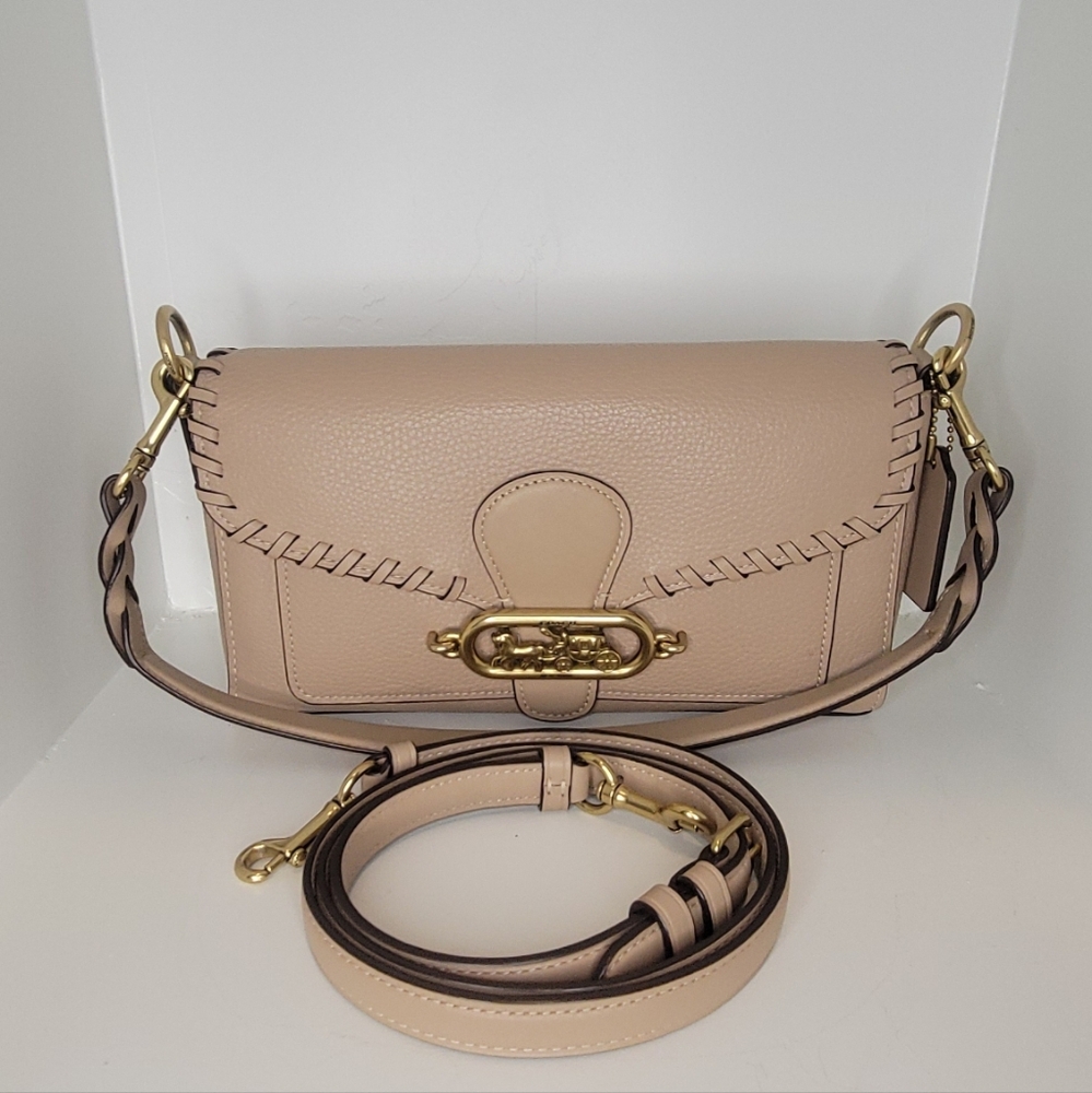 Coach Jade Whipstich Shoulder Bag - Picture 2 of 6